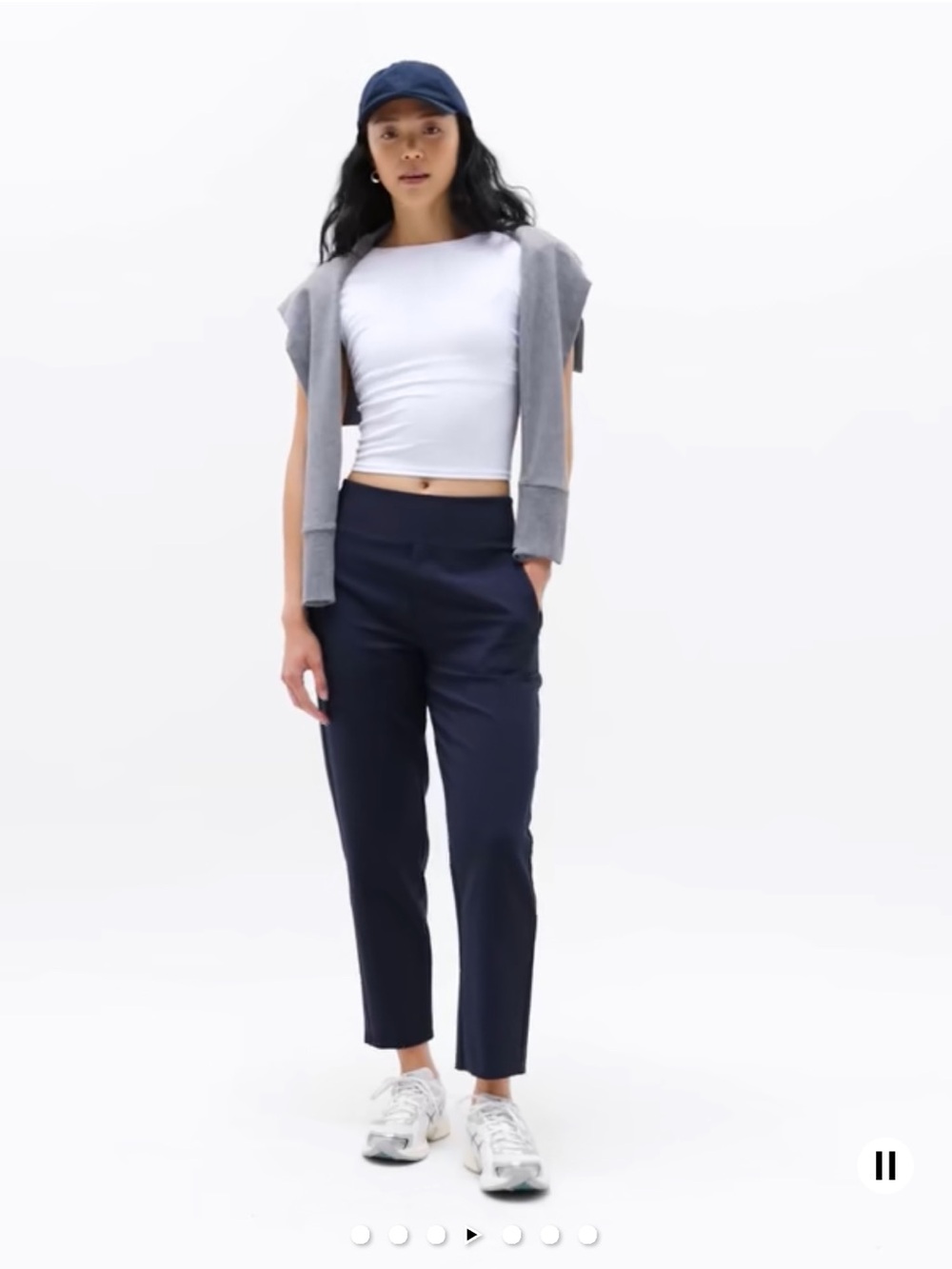 Athleta Endless High Rise Pant Navy 8